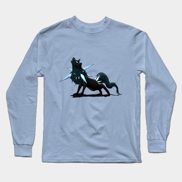 Midnight howling Long Sleeve T-Shirt by Noxati